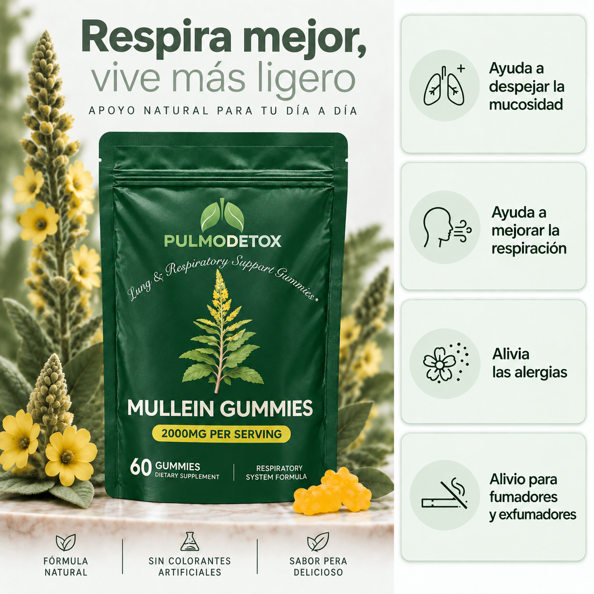 Gomitas de Gordolobo | Respira mejor